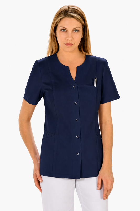 8151583 - CHAQUETA OJAL MILITAR MICROFIBRA MARINO