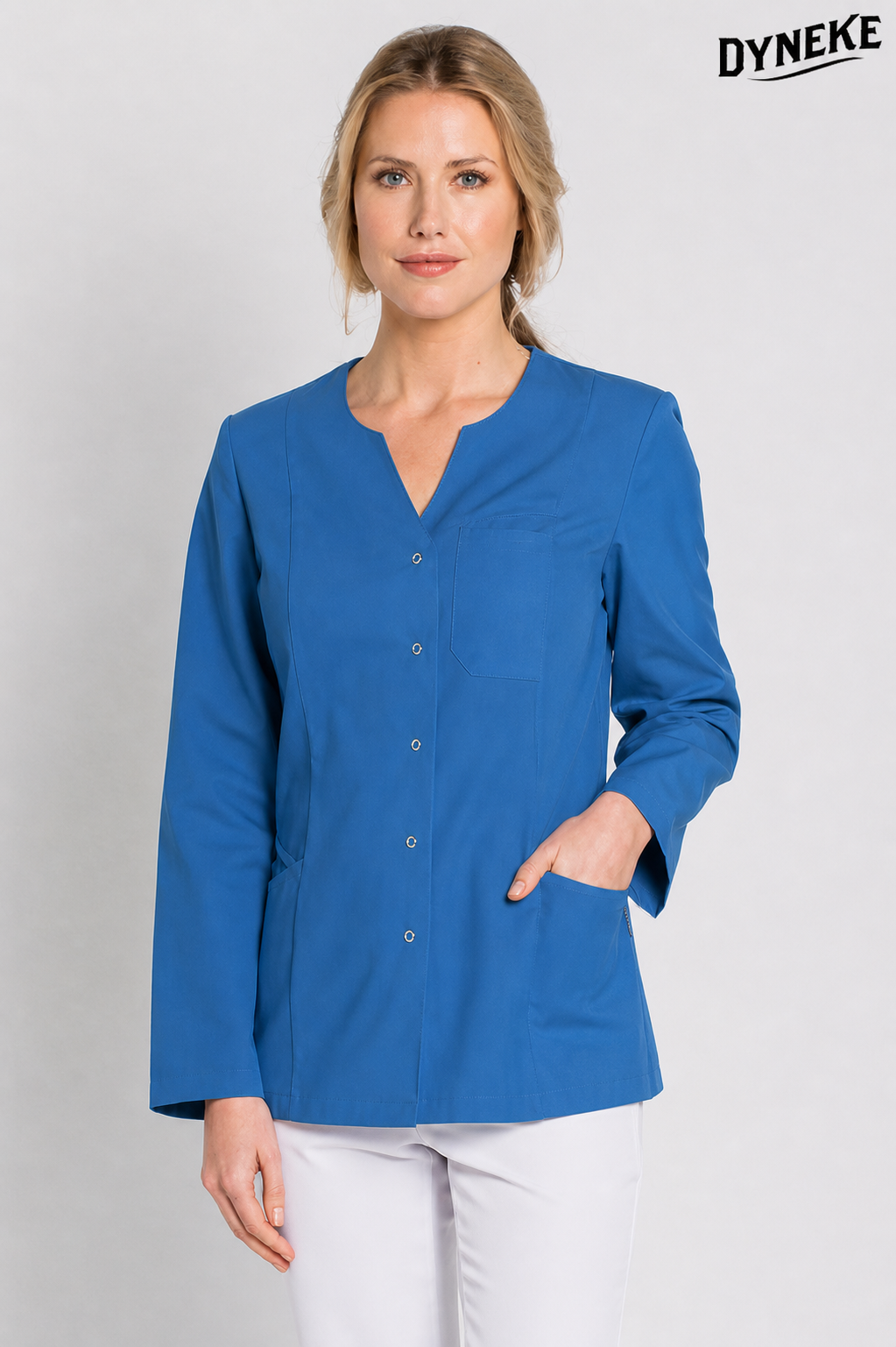 8152482 - CHAQUETA OJAL MILITAR MICROFIBRA AZUL