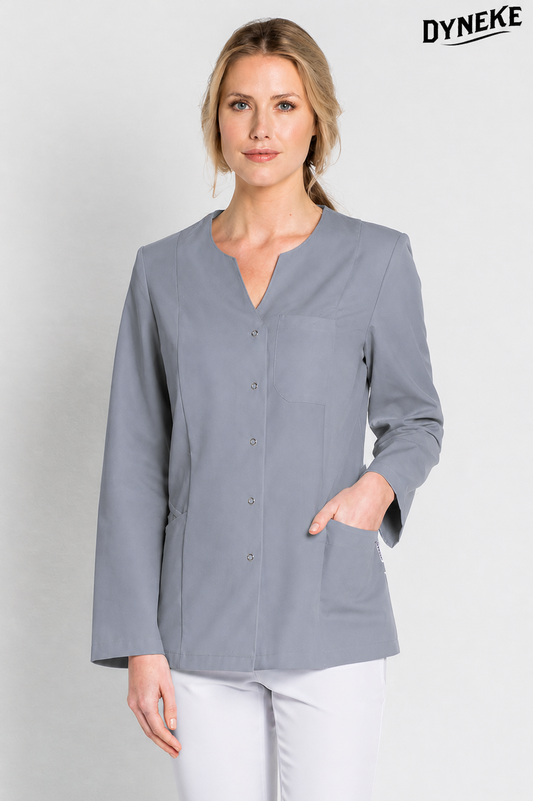 8152491 - CHAQUETA OJAL MILITAR MICROFIBRA GRIS