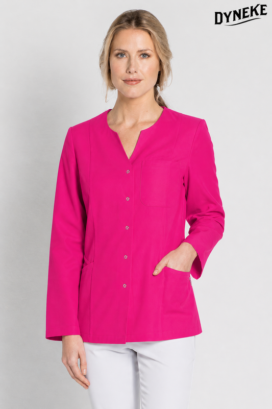 8152572 - CHAQUETA OJAL MILITAR MICROFIBRA FUCSIA