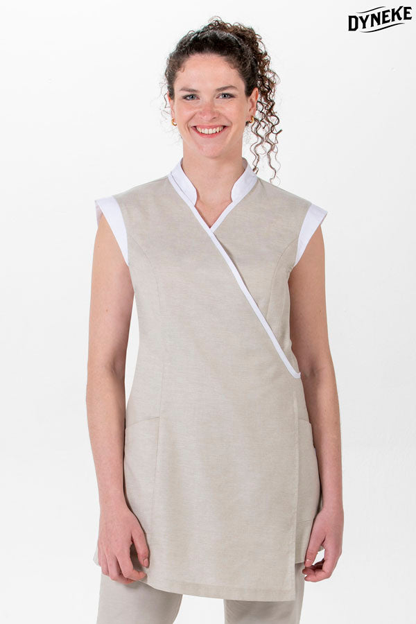 8154824 - Estola kimono beig contraste