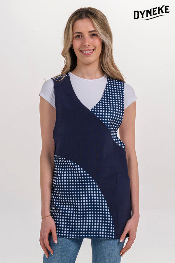 8156384 - ESTOLA CRUZADA CUADRO AZUL