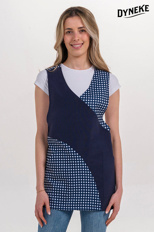 8156384 - ESTOLA CRUZADA CUADRO AZUL