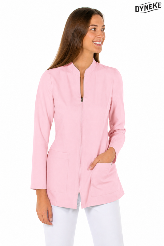 8163481 - CHAQUETA MUJER M/L MICROFIBRA CUELLO MAO ROSA