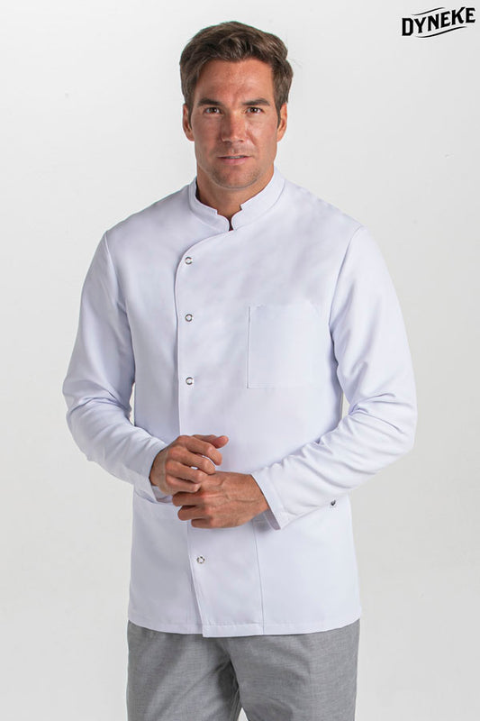 8175570 - Chaqueta cruzada chico microfibra blanca m/l