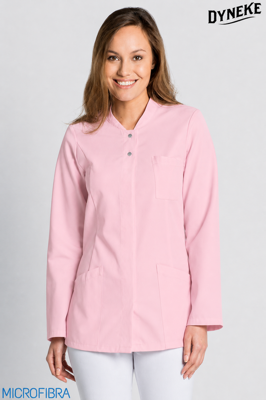 8205481 - CHAQUETA MUJER CORCHETES M/L MICROFIBRA ROSA