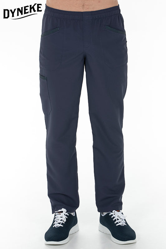 8220583 - Pantalón unisex microfibra textura marino