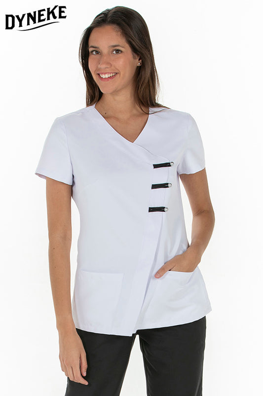 8240570 - Chaqueta presillas microfibra blanca