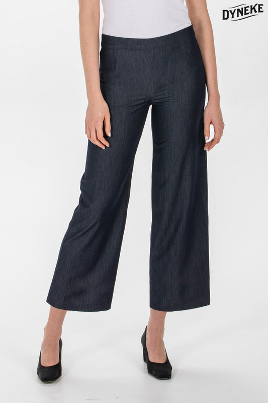 8280497 - Pantalón culotte tejano