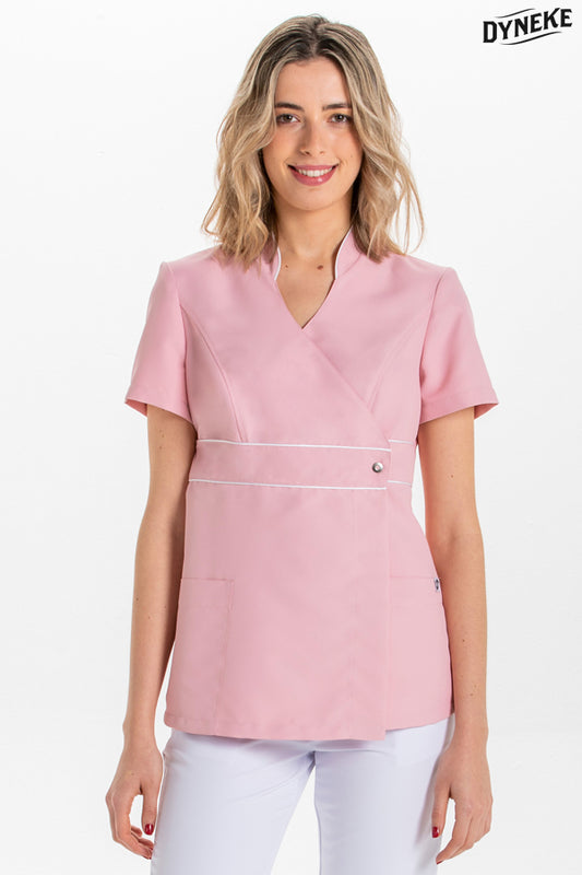 8299481 - Chaqueta pekin rosa vivos raso