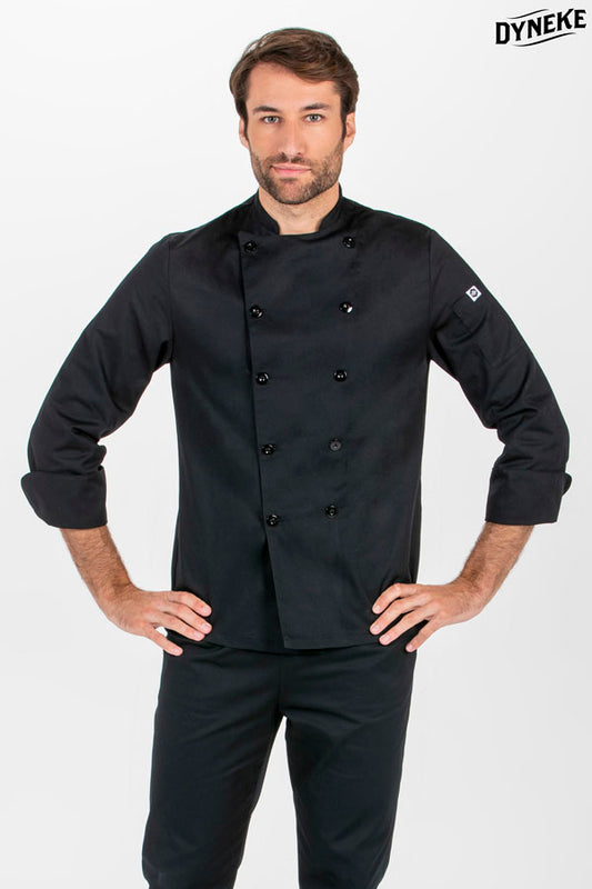 8547701 - Chaqueta negra de cocina hombre