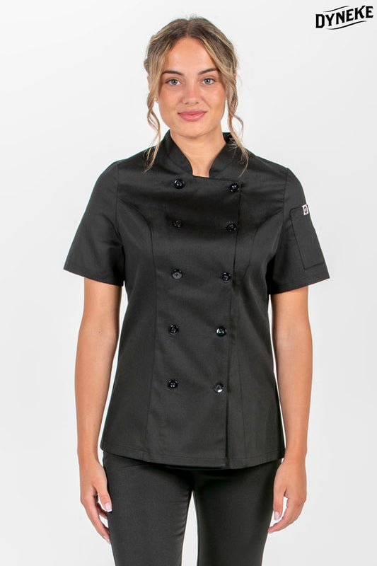 8551701 - Chaqueta negra cocinera m/c