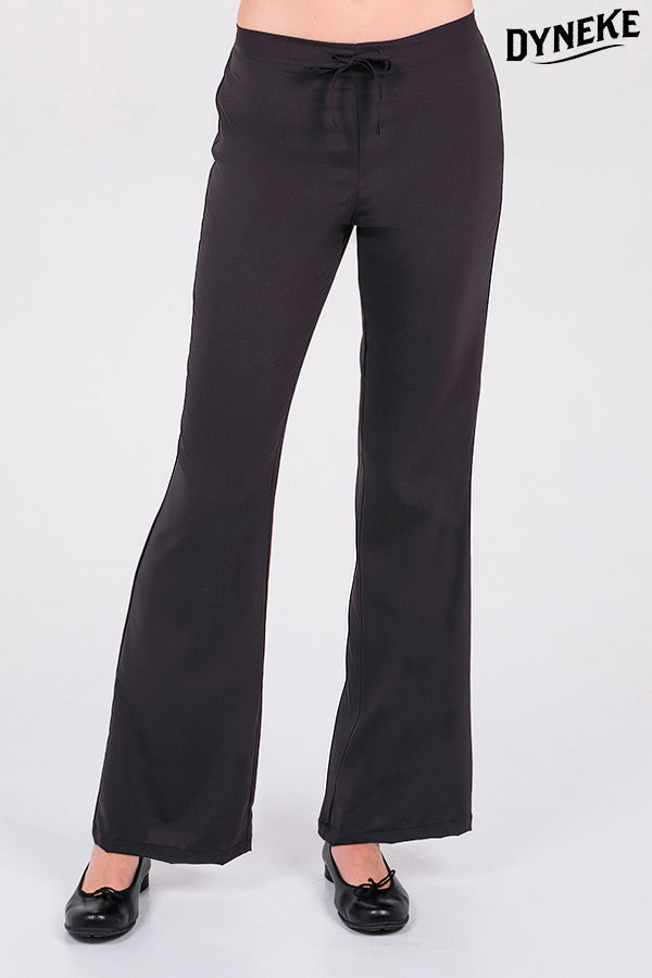 8584786 - PANTALÓN NEGRO ELÁSTICO ACAMPANADO