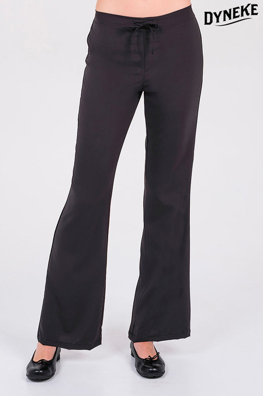 8584786 - PANTALÓN NEGRO ELÁSTICO ACAMPANADO