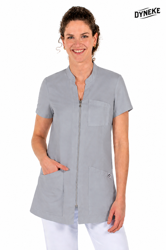 8825491 - CHAQUETA MICROFIBRA MUJER M/C CUELLO MAO GRIS