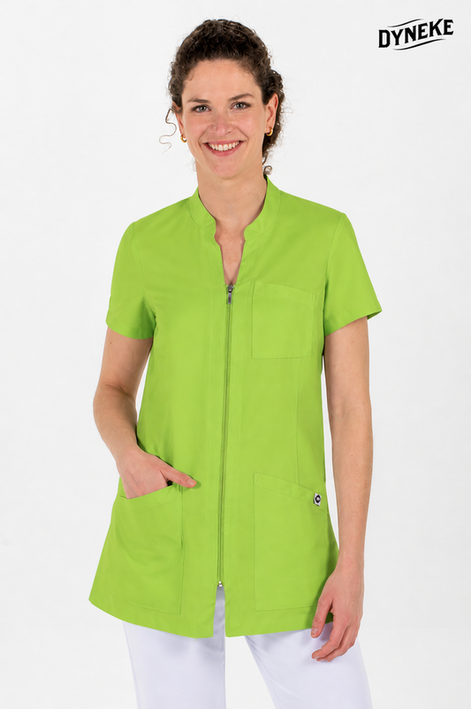 8825573 - CHAQUETA MICROFIBRA MUJER M/C CUELLO MAO PISTACHO