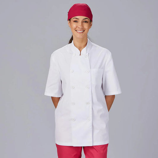 916101-101 - CHAQUETA UNISEX POPELIN FINO BLANCO M/C