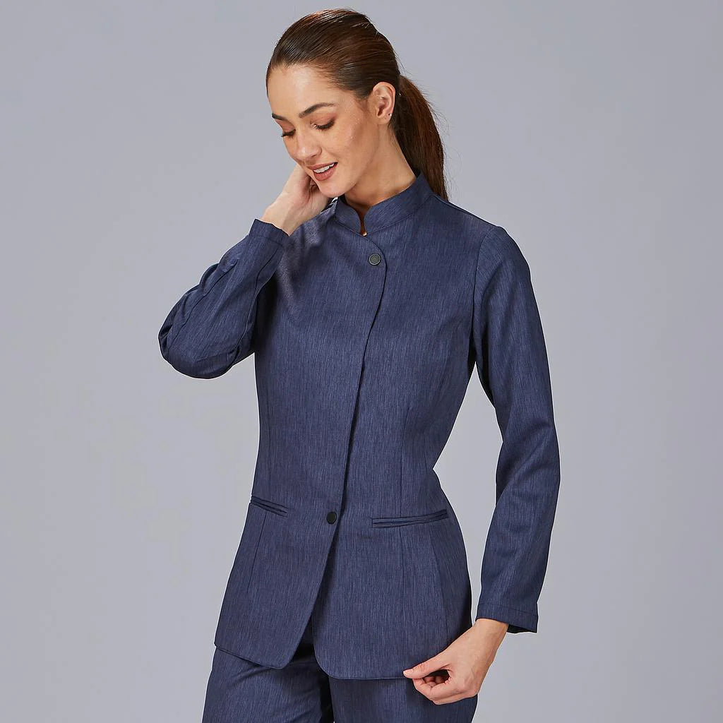 920002-104 - CHAQUETA MUJER CUELLO MAO CAMPOS MARINO