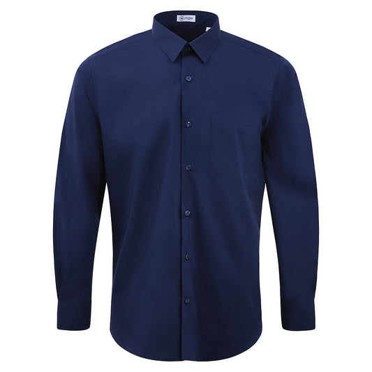 920138-04 - CAMISA HOMBRE CUELLO CAMISERO MANGA LARGA ALAMEDA MARINO