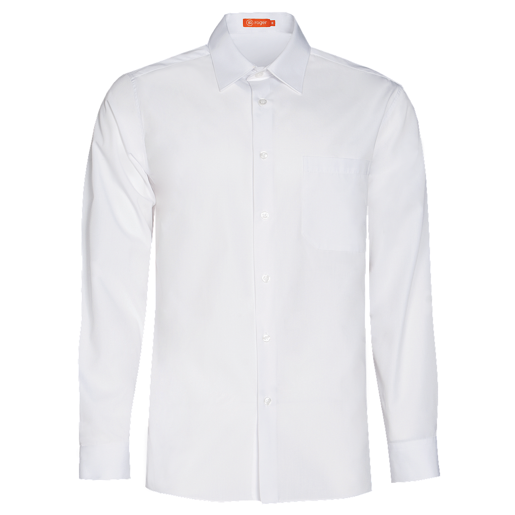 920141-13 - CAMISA HOMBRE CUELLO CAMISERO MANGA LARGA DELON BLANCO