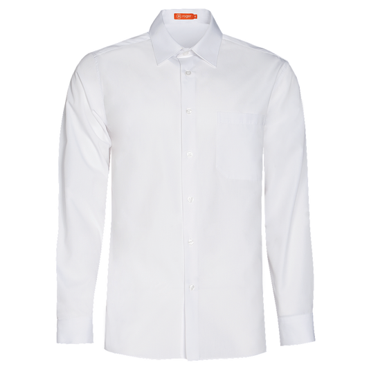 920141-13 - CAMISA HOMBRE CUELLO CAMISERO MANGA LARGA DELON BLANCO