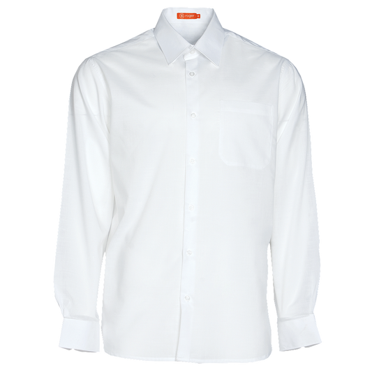 920144-13 - CAMISA HOMBRE CUELLO CAMISERO MANGA LARGA FLORIDA BLANCO
