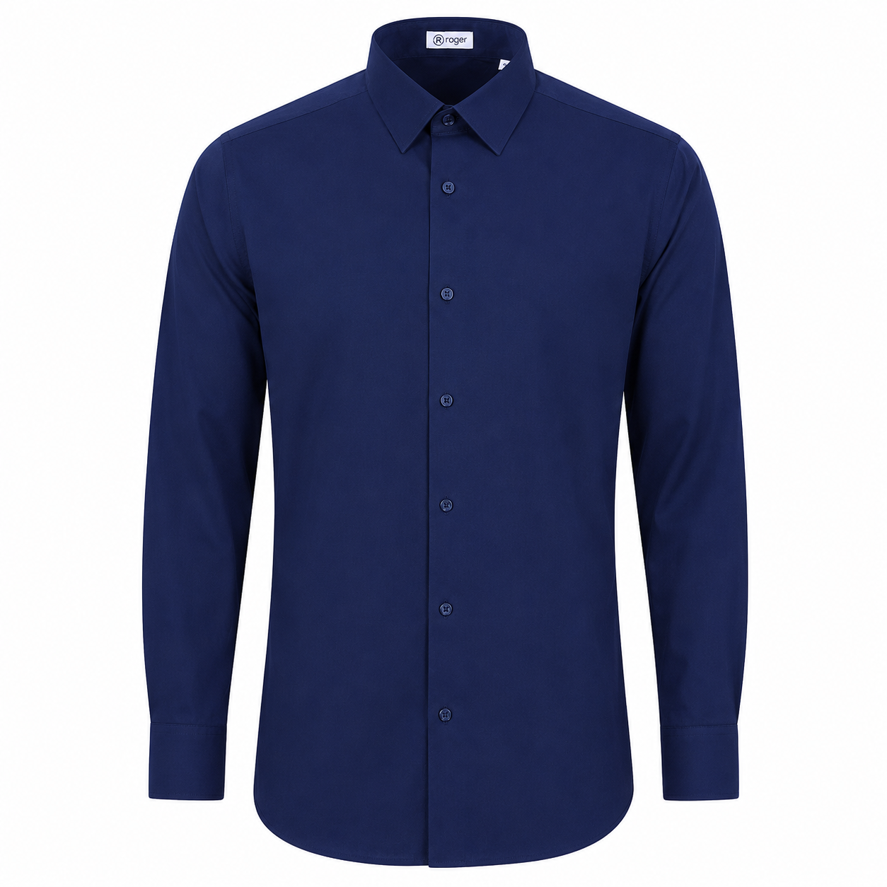 925138-04 - CAMISA HOMBRE CUELLO CAMISERO C/PINZA MANGA LARGA ALAMEDA MARINO