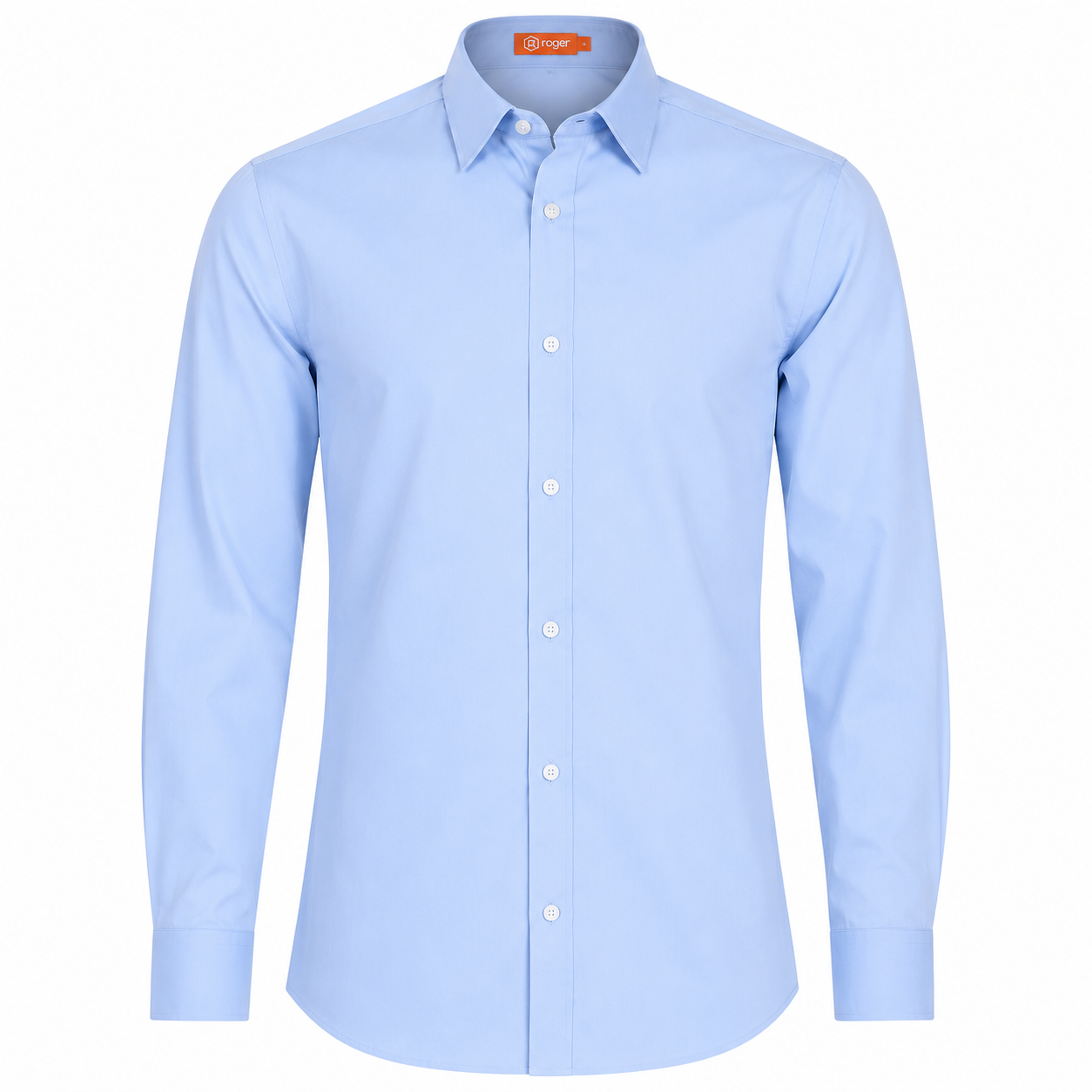 925138-19 - CAMISA HOMBRE CUELLO CAMISERO C/PINZA MANGA LARGA ALAMEDA CELESTE