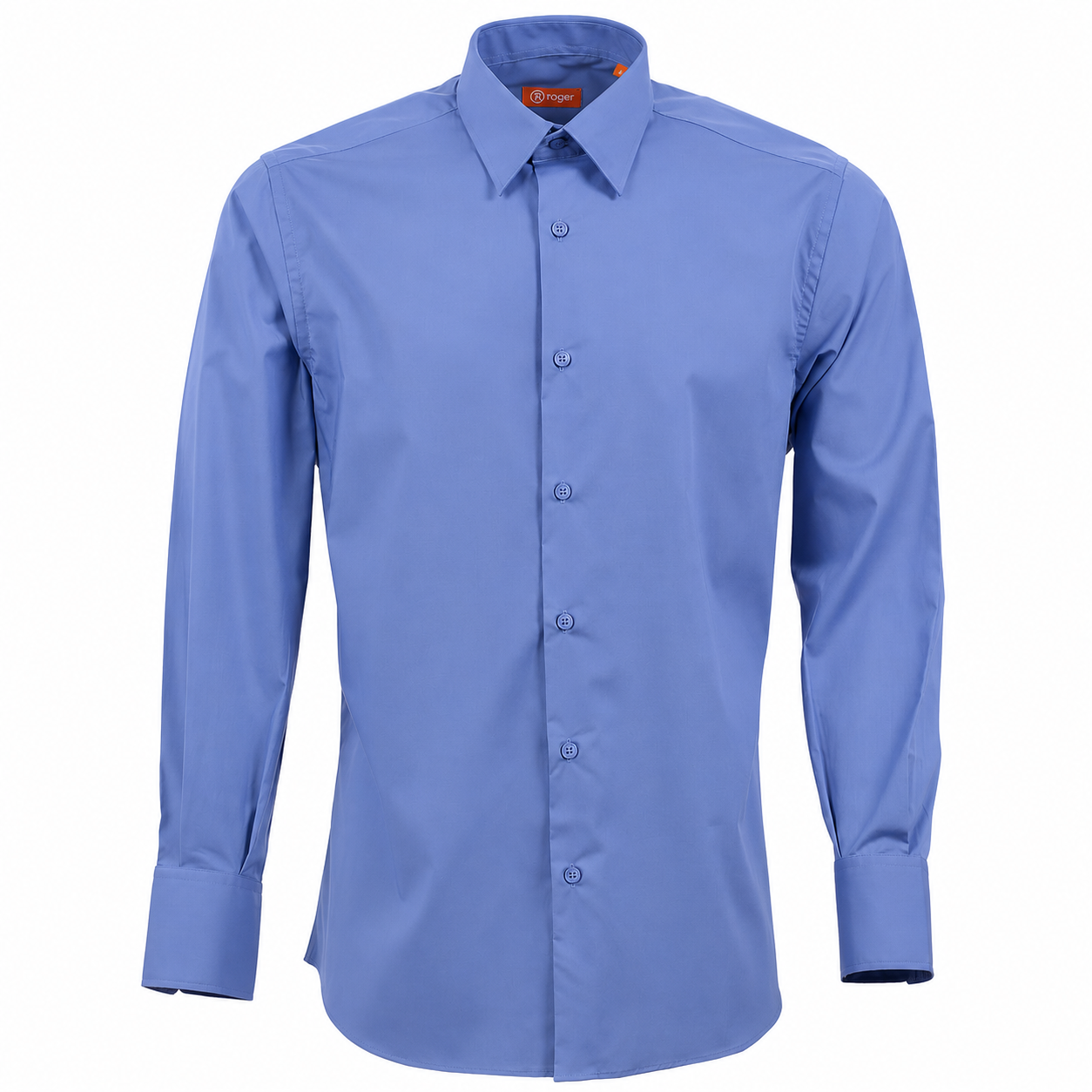 925139-10 - CAMISA HOMBRE CUELLO CAMISERO MANGA LARGA MILAN AZUL ROYAL