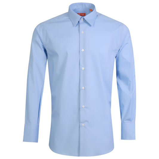 925139-19 - CAMISA HOMBRE CUELLO CAMISERO MANGA LARGA MILAN CELESTE