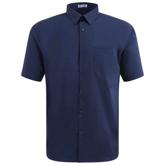 926138-04 - CAMISA HOMBRE CUELLO CAMISERO MANGA CORTA ALAMEDA MARINO
