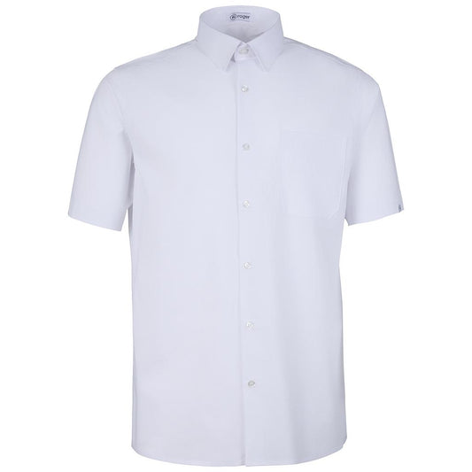 926138-13 - CAMISA HOMBRE CUELLO CAMISERO MANGA CORTA ALAMEDA BLANCO