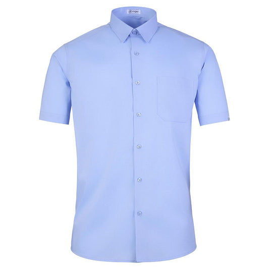 926138-19 - CAMISA HOMBRE CUELLO CAMISERO MANGA CORTA ALAMEDA CELESTE