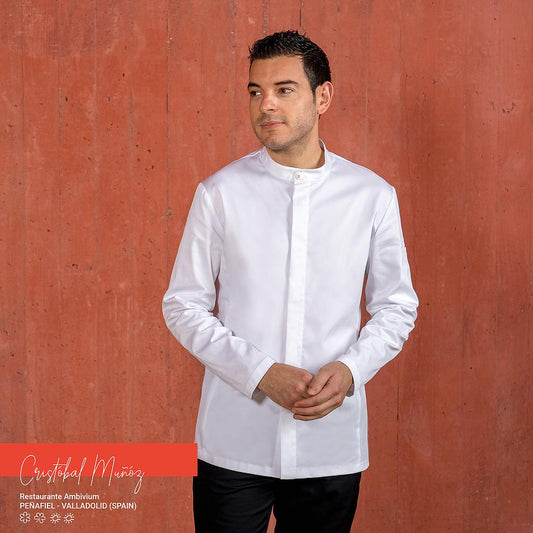 930001-101 - CHAQUETA COCINA UNISEX OSIRIS BLANCO