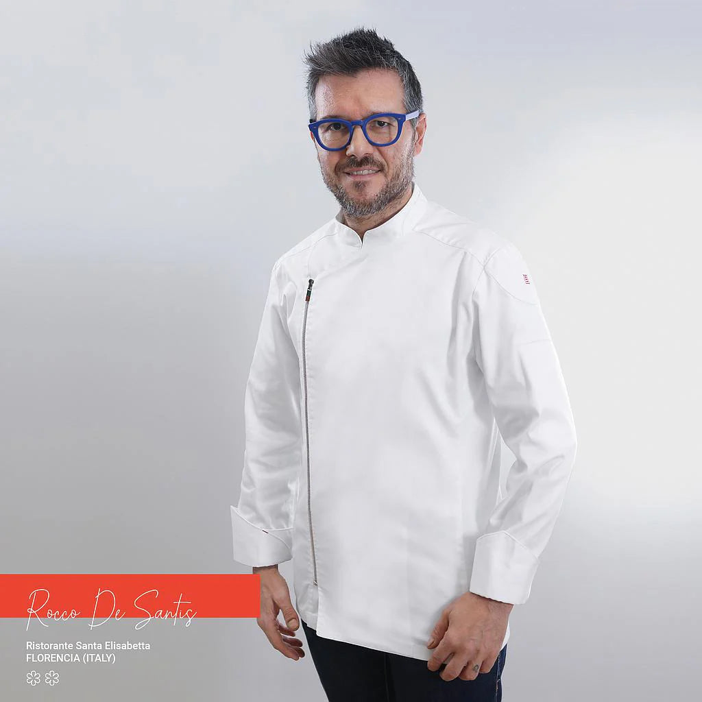 930006-101 - CHAQUETA COCINA UNISEX ANUBIS BLANCO