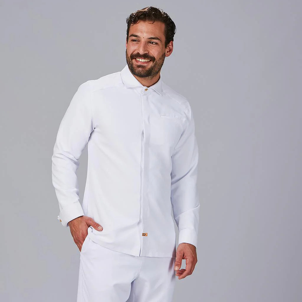 930035-101 - CHAQUETA COCINA HOMBRE C/ITALIANO TOMMASO BLANCO