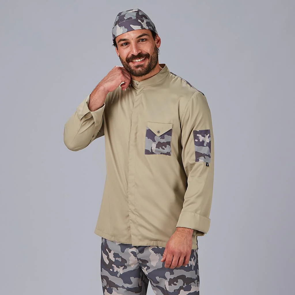930037-142 - CHAQUETA COCINA UNISEX COMBI CANALE TACTICO