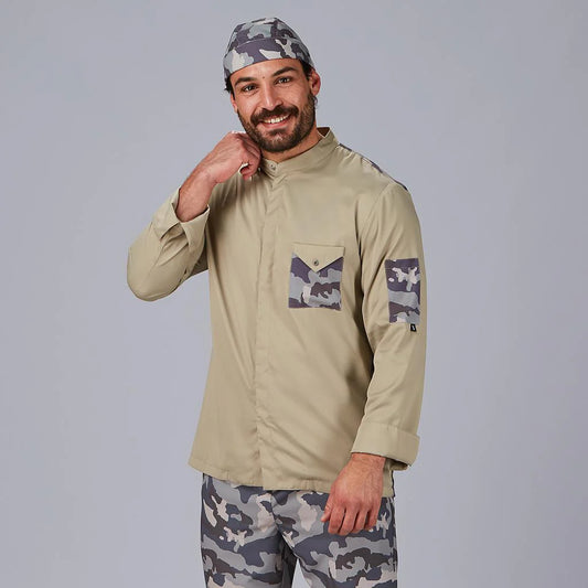 930037-142 - CHAQUETA COCINA UNISEX COMBI CANALE TACTICO