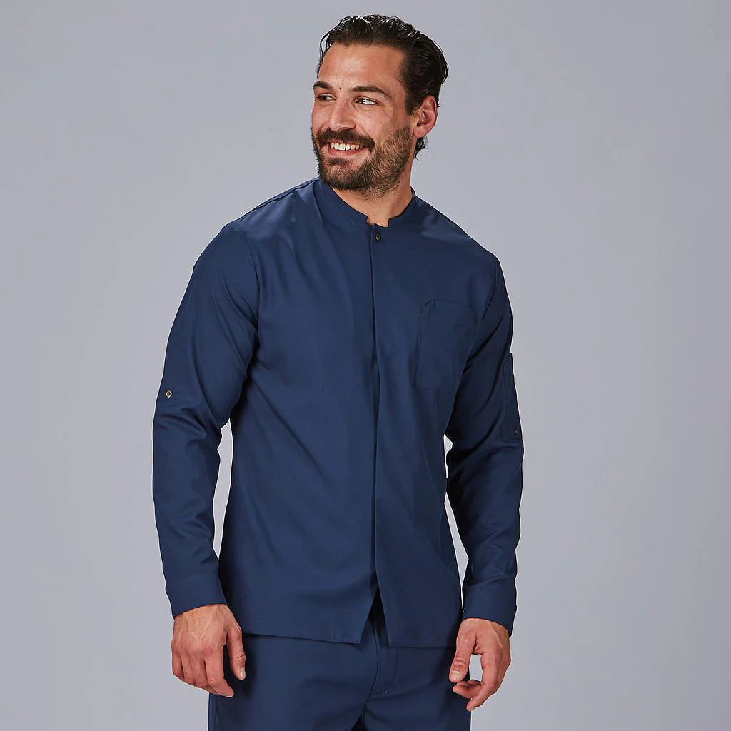930038-104 - CHAQUETA COCINA UNISEX COMBI CANALE RIBO MARINO
