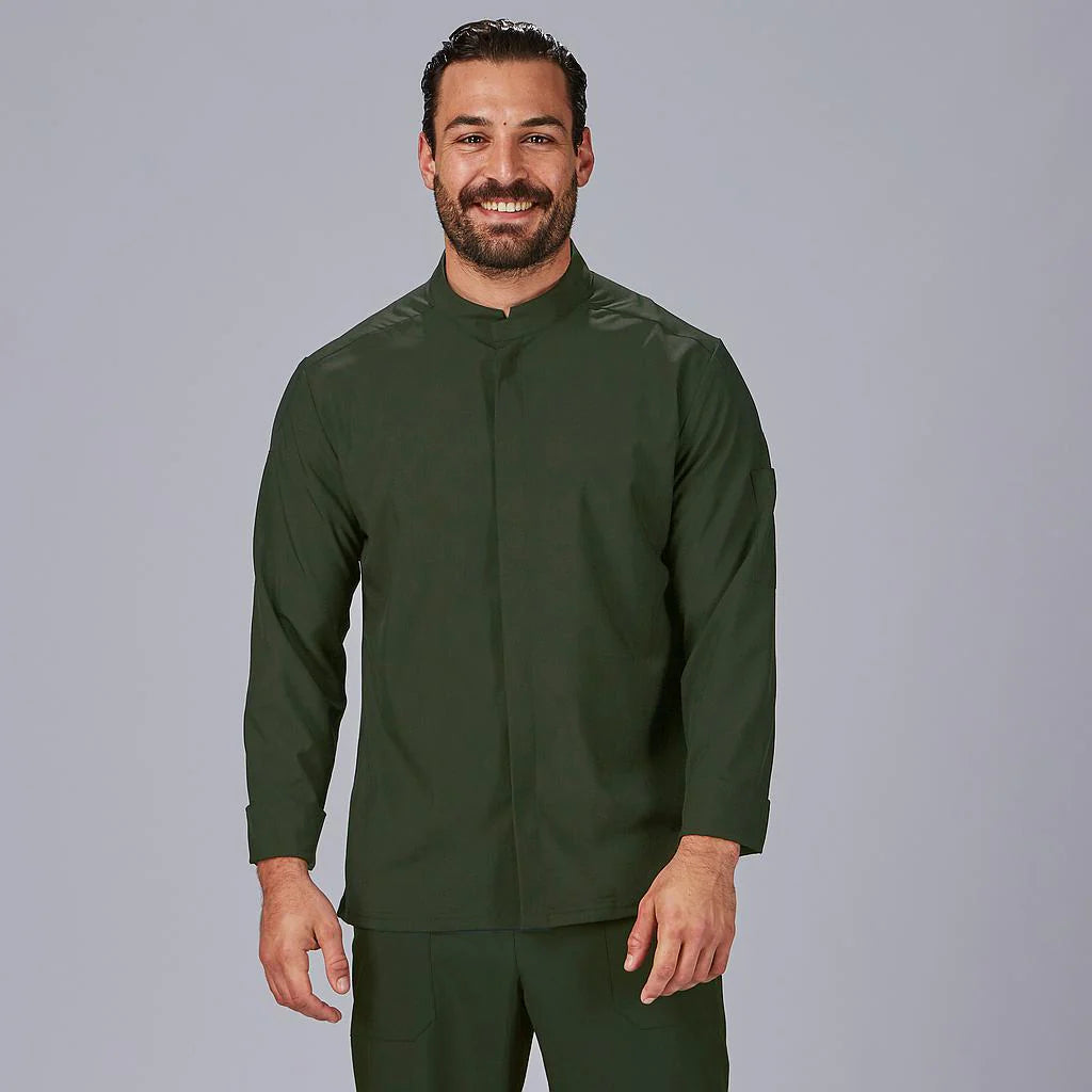 930041-149 - CHAQUETA COCINA UNISEX COMBI CANALE SOL VERDE CAQUI
