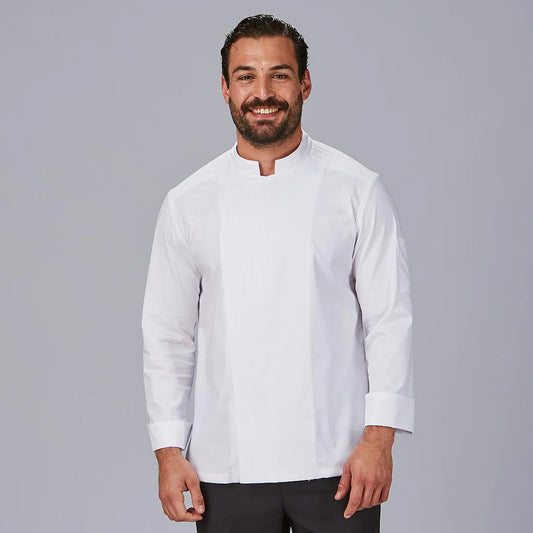 930044-101 - CHAQUETA COCINA HOMBRE BASTOS BLANCO