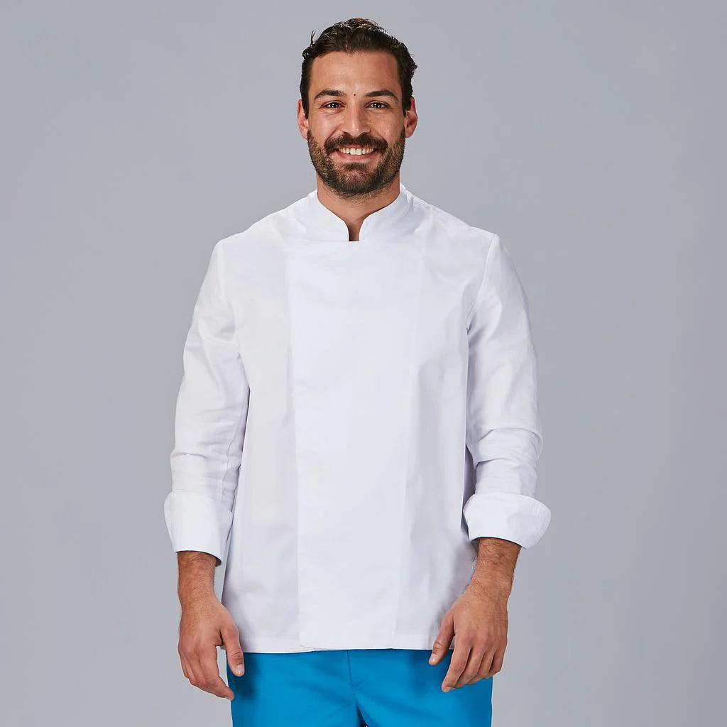 943200-101 - CHAQUETA COCINA UNISEX MEJIA BLANCO