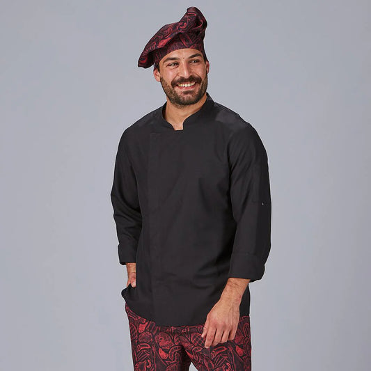 944100-001 - CHAQUETA COCINA HOMBRE VIDAL NEGRO