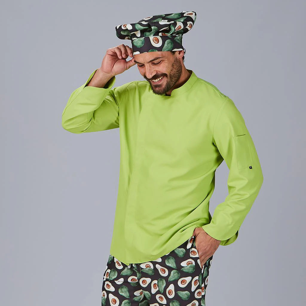 944100-127 - CHAQUETA COCINA HOMBRE VIDAL PISTACHO