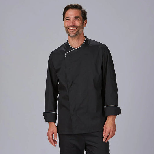 944600-001 - CHAQUETA COCINA HOMBRE ABAD NEGRO