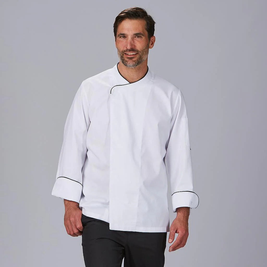 944600-101 - CHAQUETA COCINA HOMBRE ABAD BLANCO