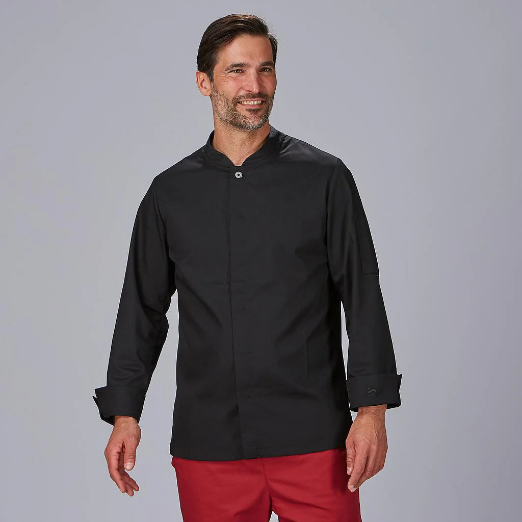 944800-001 - CHAQUETA COCINA HOMBRE MARIN NEGRO