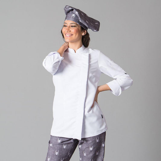 948500-101 - CHAQUETA COCINA MUJER MIRANDA BLANCO