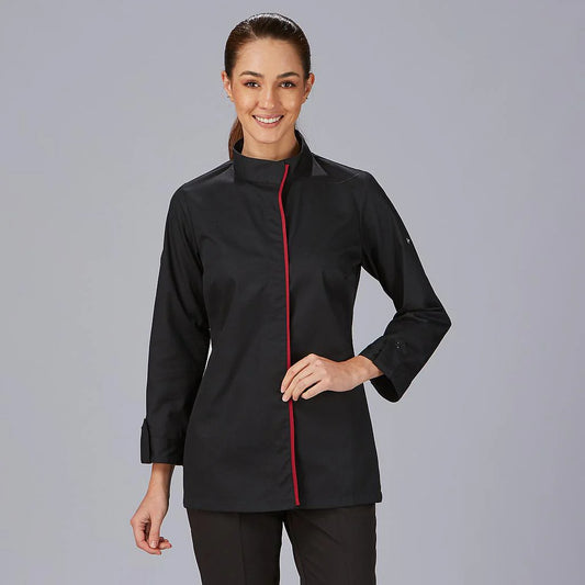 948700-001 - CHAQUETA COCINA MUJER MEDINA NEGRO