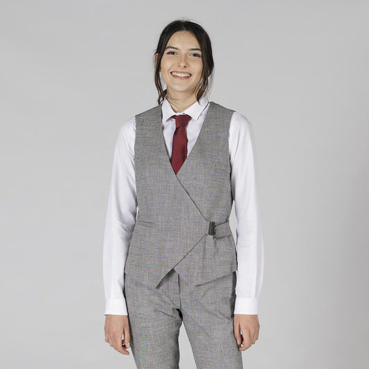 950002-791 - CHALECO MUJER HEBILLA CHEVIOT